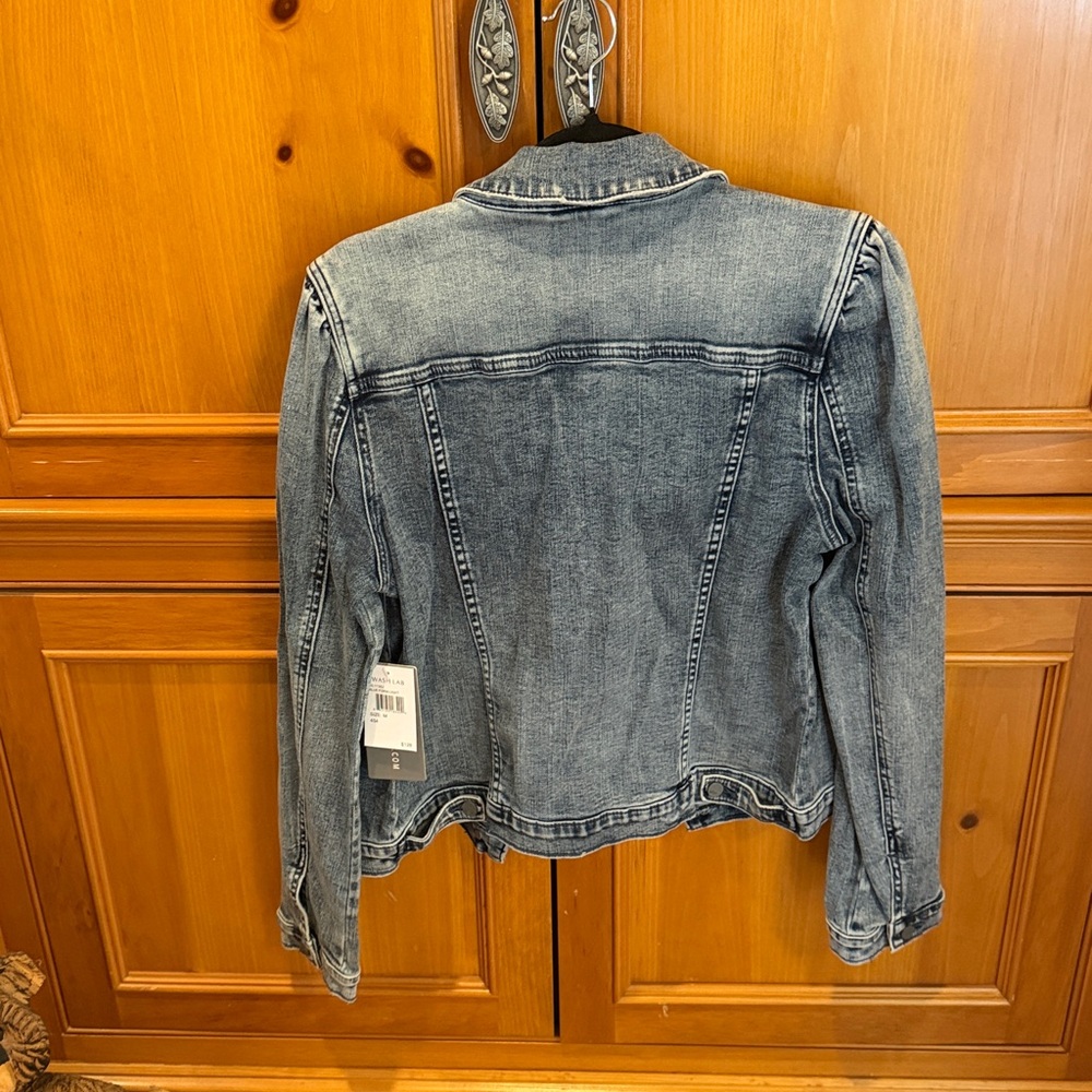 Wash Lab Puff Denim Jacket NEW - Picture 7 of 8